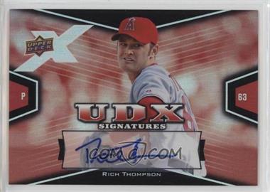 2008 Upper Deck X - UDX Signatures #RT - Rich Thompson