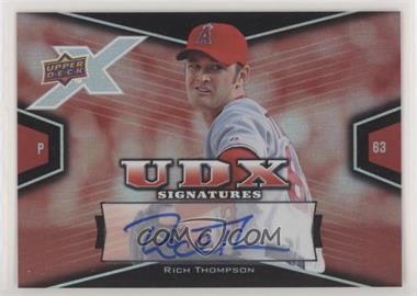 2008 Upper Deck X - UDX Signatures #RT - Rich Thompson