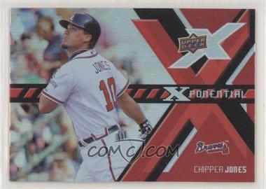 2008 Upper Deck X - Xponential #X-JO - Chipper Jones