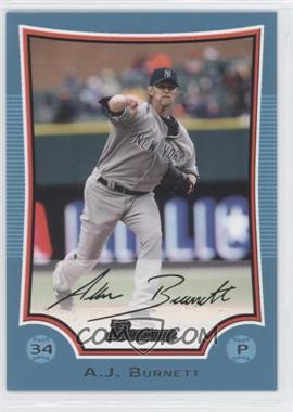 2009 Bowman - [Base] - Blue #145 - A.J. Burnett /500