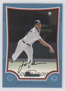 2009 Bowman - [Base] - Blue #90 - Justin Verlander /500