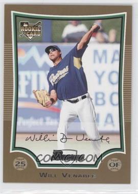 2009 Bowman - [Base] - Gold #218 - Will Venable