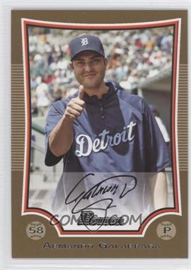 2009 Bowman - [Base] - Gold #59 - Armando Galarraga