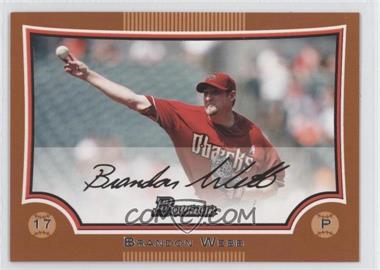 2009 Bowman - [Base] - Orange #180 - Brandon Webb /250