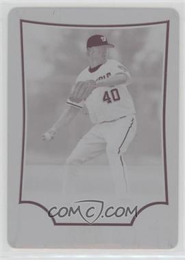 2009 Bowman - [Base] - Printing Plate Magenta #174 - Collin Balester /1