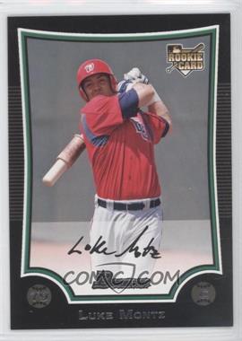 2009 Bowman - [Base] #209 - Luke Montz