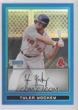 2009 Bowman - Chrome Prospects - Blue Refractor #BCP26 - Tyler Yockey /150