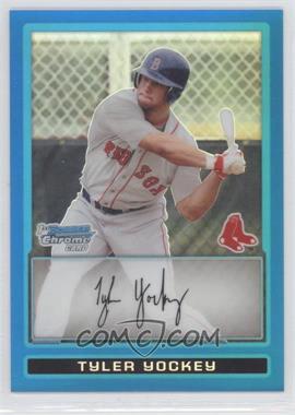 2009 Bowman - Chrome Prospects - Blue Refractor #BCP26 - Tyler Yockey /150