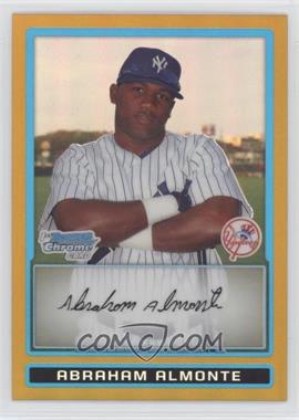 2009 Bowman - Chrome Prospects - Gold Refractor #BCP49 - Abraham Almonte /50