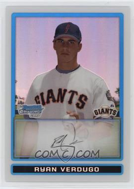 2009 Bowman - Chrome Prospects - Refractors #BCP78 - Ryan Verdugo /599