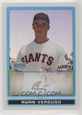 2009 Bowman - Chrome Prospects - Refractors #BCP78 - Ryan Verdugo /599