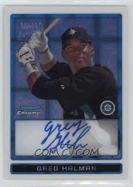 2009 Bowman - Chrome Prospects - X-Fractor #BCP113.1 - Greg Halman /250