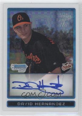 2009 Bowman - Chrome Prospects - X-Fractor #BCP122 - David Hernandez /250