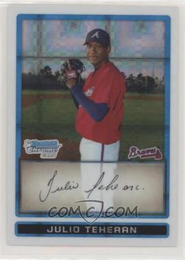 2009 Bowman - Chrome Prospects - X-Fractor #BCP4 - Julio Teheran /299