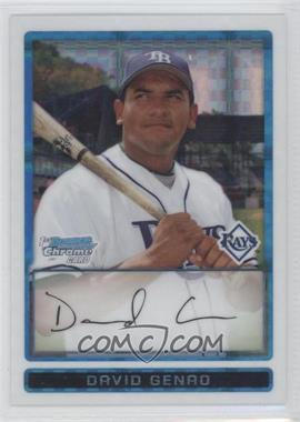 2009 Bowman - Chrome Prospects - X-Fractor #BCP63 - David Genao /299