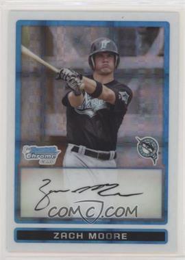 2009 Bowman - Chrome Prospects - X-Fractor #BCP85 - Zach Moore /299