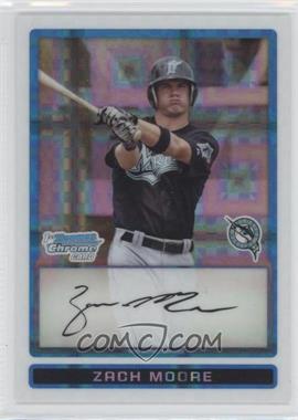 2009 Bowman - Chrome Prospects - X-Fractor #BCP85 - Zach Moore /299