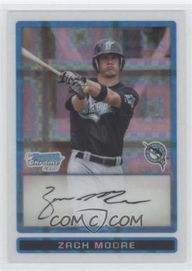 2009 Bowman - Chrome Prospects - X-Fractor #BCP85 - Zach Moore /299