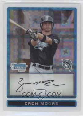 2009 Bowman - Chrome Prospects - X-Fractor #BCP85 - Zach Moore /299