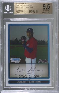 2009 Bowman - Chrome Prospects #BCP4 - Julio Teheran [BGS 9.5 GEM MINT]