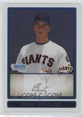 2009 Bowman - Chrome Prospects #BCP78 - Ryan Verdugo