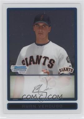 2009 Bowman - Chrome Prospects #BCP78 - Ryan Verdugo