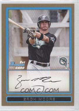 2009 Bowman - Prospects - Gold #BP85 - Zach Moore