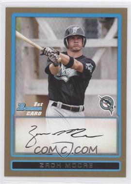 2009 Bowman - Prospects - Gold #BP85 - Zach Moore