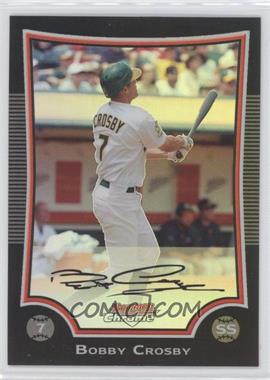 2009 Bowman Chrome - [Base] - Refractor #133 - Bobby Crosby