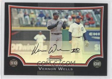 2009 Bowman Chrome - [Base] - Refractor #167 - Vernon Wells