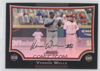 2009 Bowman Chrome - [Base] - Refractor #167 - Vernon Wells