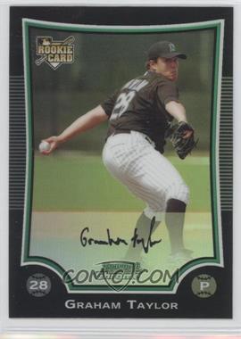 2009 Bowman Chrome - [Base] - Refractor #197 - Graham Taylor