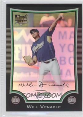 2009 Bowman Chrome - [Base] - Refractor #218 - Will Venable