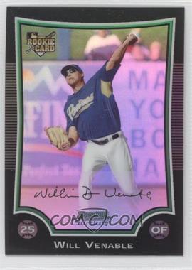 2009 Bowman Chrome - [Base] - Refractor #218 - Will Venable