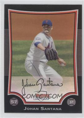 2009 Bowman Chrome - [Base] - Refractor #57 - Johan Santana