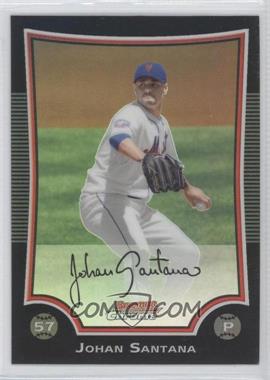 2009 Bowman Chrome - [Base] - Refractor #57 - Johan Santana