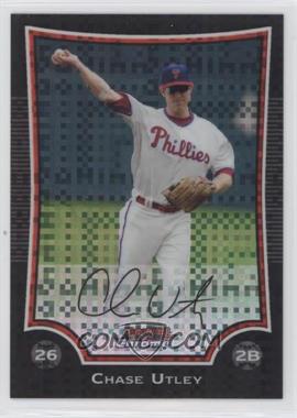 2009 Bowman Chrome - [Base] - X-Fractor #4 - Chase Utley /250