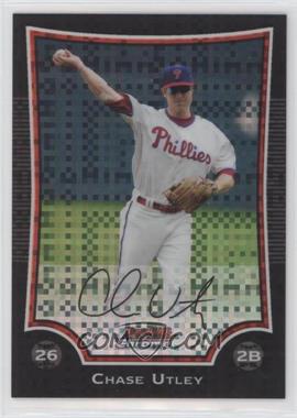 2009 Bowman Chrome - [Base] - X-Fractor #4 - Chase Utley /250