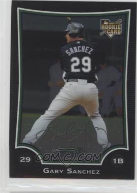 2009 Bowman Chrome - [Base] #215 - Gaby Sanchez