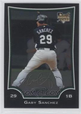 2009 Bowman Chrome - [Base] #215 - Gaby Sanchez