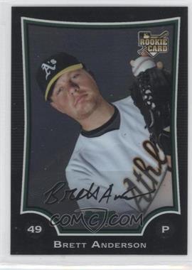 2009 Bowman Chrome - [Base] #219 - Brett Anderson