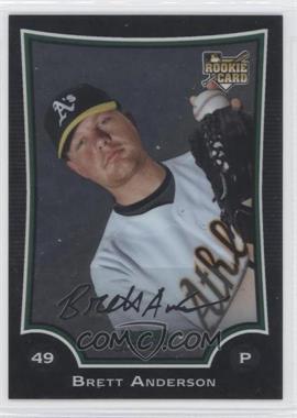 2009 Bowman Chrome - [Base] #219 - Brett Anderson