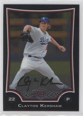 2009 Bowman Chrome - [Base] #72 - Clayton Kershaw