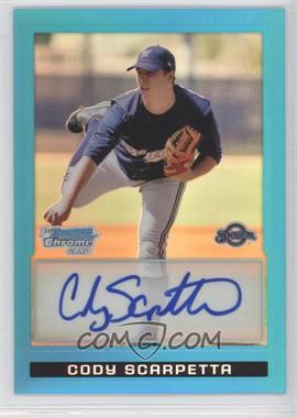 2009 Bowman Chrome - Prospects - Blue Refractor #BCP107 - Cody Scarpetta /150