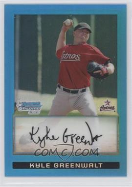 2009 Bowman Chrome - Prospects - Blue Refractor #BCP135 - Kyle Greenwalt /150