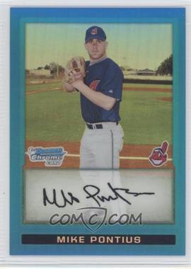 2009 Bowman Chrome - Prospects - Blue Refractor #BCP157 - Mike Pontius /150