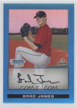 2009 Bowman Chrome - Prospects - Blue Refractor #BCP195 - Brad James /150