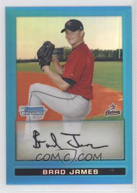 2009 Bowman Chrome - Prospects - Blue Refractor #BCP195 - Brad James /150