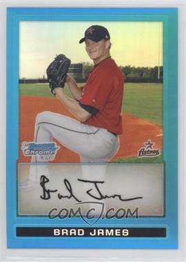 2009 Bowman Chrome - Prospects - Blue Refractor #BCP195 - Brad James /150