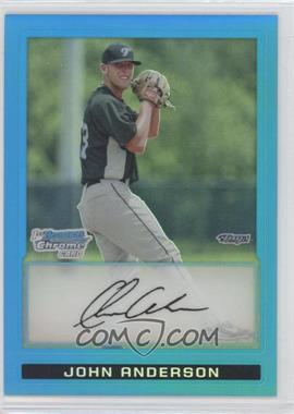 2009 Bowman Chrome - Prospects - Blue Refractor #BCP196 - John Anderson /150